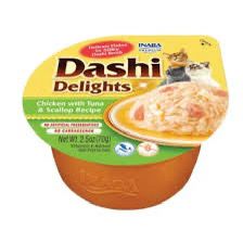 Inaba Dashi Delights Chicken With Tuna&Scallop 70g