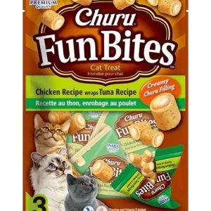 INABA Churu Cats Fun Bites Chicken/Tuna Scallopx32