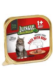 Jungle Pate For Adult Cats With Beef 100g