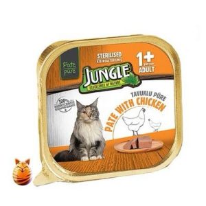 Jungle Pate For Sterilised Cats With chicken 100g