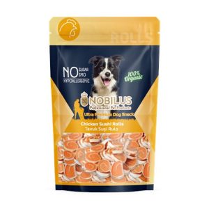 Nobilus Dog Treats Chicken Sushi Rolls 80g
