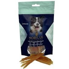 Nobilus Dog Treats Soft chicken Strips 80g