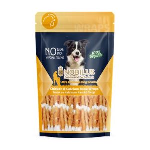 Nobilus dog Treats Chicken & calcium Bone 80g