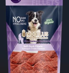 Nobilus Dog Treats Soft Duck Fillets 80g