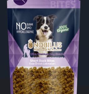 Nobilus Dog Treats Short Duck Bites  80g