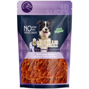 Nobilus Dog Treats Soft Duck Slices 80g