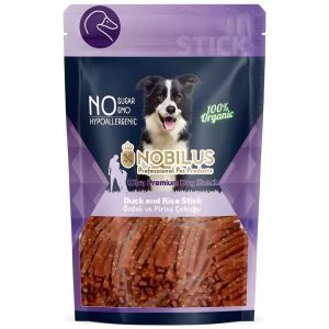 Nobilus Dog Treats Duck and Rice Sticks 80g