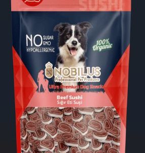 Nobilus Dog Treats Beef Sushi 80g