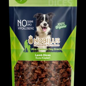 Nobilus Dog treats Lamb Dices 80g