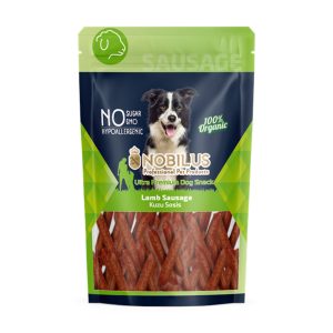 Nobilus Dog Treats Lamb Sausage 80g