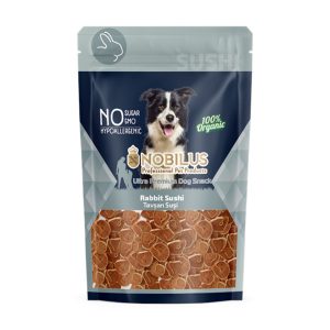 Nobilus Dog Treats Rabbit Sushi 80g