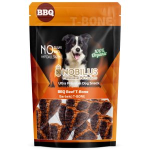 Nobilus Dog Treats BBQ Beef T-Bone 80g