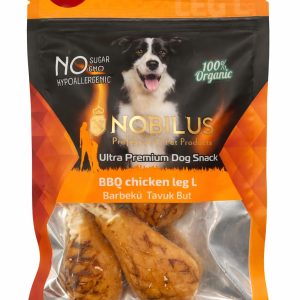 Nobilus Dog Treats BBQ Chicken Leg L 80g